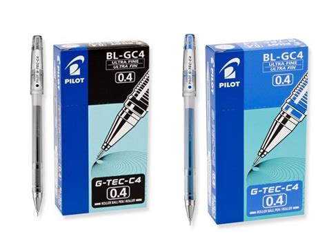 Pilot G-Tec-C4 Gel Rolling Ball Pens, Ultra Fine Point Bundle, 1 Dozen ...