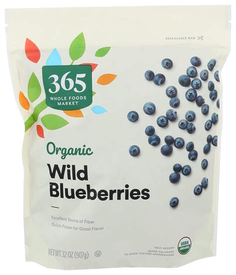 Buy 365 by Whole Foods Market, Blueberries Wild Organic, 32 Ounce ...