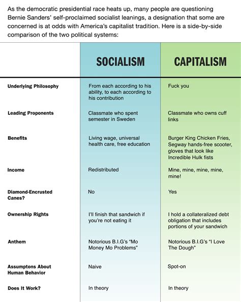 Infographic Definition Of Socialism Capitalism