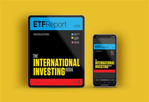 ETF News Live - ETF Report Vector Art Vector Art