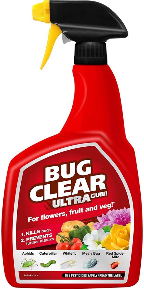 Buy Miracle-Gro 3 x BugClear Ultra , 1 Litre, Clear Bugs, Pests and ...