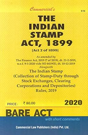 Buy The Indian Stamp Act, 1899 Book Online at Low Prices in India | The ...