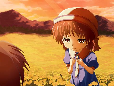 Download Ushio Okazaki, The Cherubic Character From Clannad Anime ...