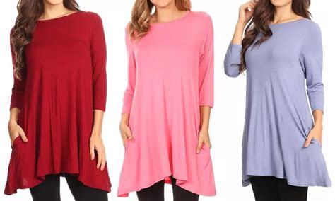 Style Clad Women's Tunic Top | Groupon Goods