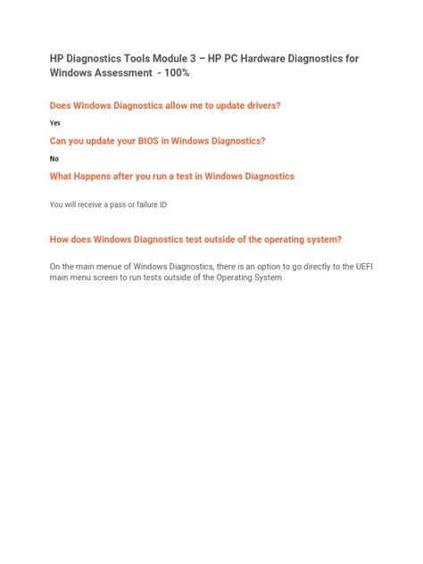 Image result for HP Hardware Diagnostics Tutorial