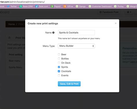 Image result for Builders Software Menu Form