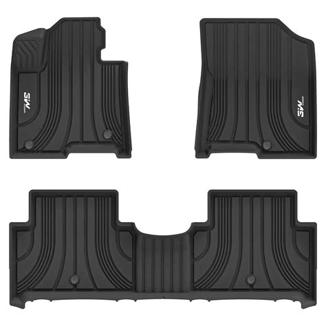 3W Custom Floor Mats 2019-2025 Chevy / Chevrolet Silverado 1500 2500 HD ...