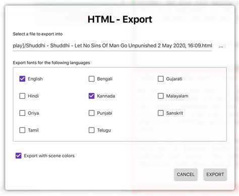 Image result for Export to HTML
