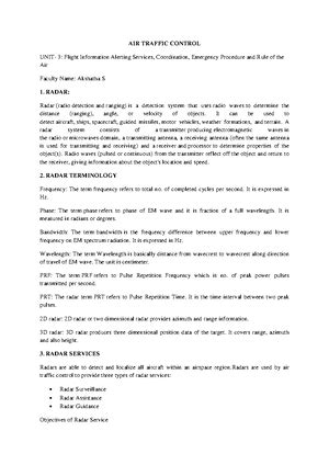 1st sem note for Collage Paper 1 - BBA Aviation -2022 Batch 1st Sem ...