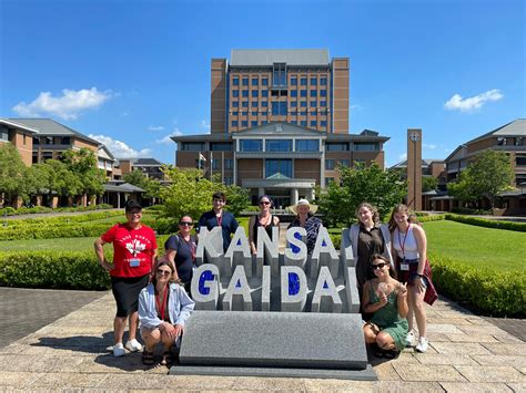 Northern Lights College | Students return from study abroad at Kansai ...