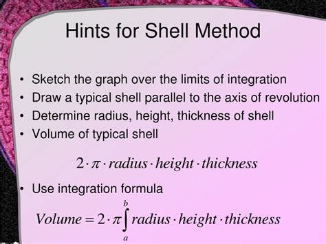 Image result for Shell Method with Square Root and X