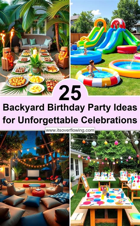 25 Backyard Birthday Party Ideas for Unforgettable Celebrations