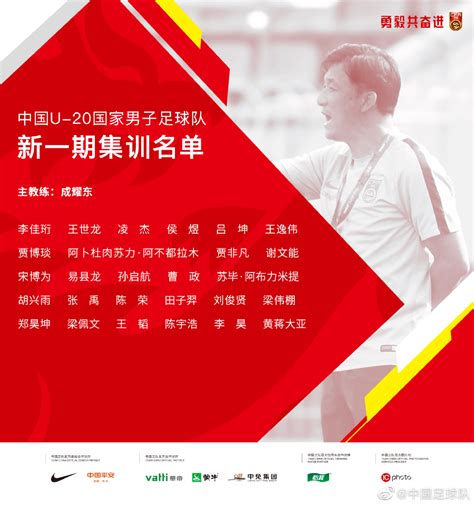 中国U20男足集训名单：宋博为王世龙领衔_PP视频体育频道