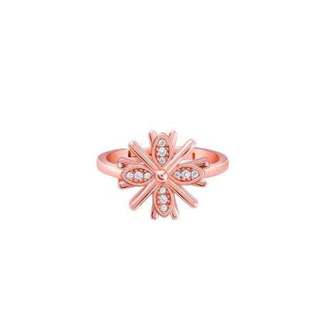Buy GIVA 925 Rose Gold Floral Dreams Ring Online