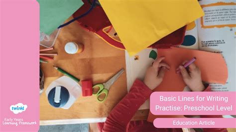 Basic lines for writing practise: preschool levelㅣTwinkl