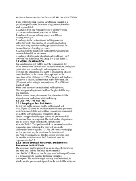 Image result for API 1104 Branch Testing