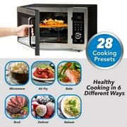 Buy PowerXL Microwave Air Fryer Plus, Stainless Steel / Black, 1cu. ft ...