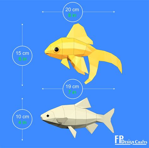 Image result for 3D Fish Craft