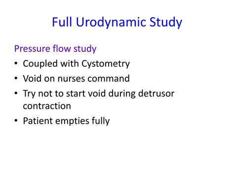 PPT - Comprehensive Guide to Urodynamics Testing PowerPoint Presentation - ID:9145824