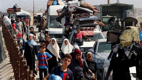 Palestinians flee northern Gaza again, with nowhere safe to go as ...