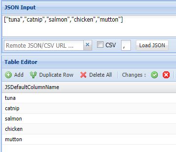 Image result for JSON Table Editor