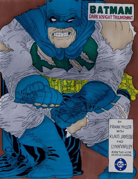 Dark Knight Returns Comic Art