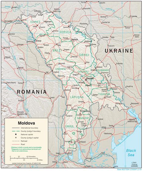 Maps of Moldova | Detailed map of Moldova in English | Tourist map of Moldova | Road map of ...