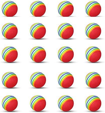 Buy Golfoy Basics Soft Sponge Practice Golf Balls - Red (Pack of 24 ...