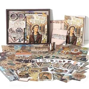 GDNK Scrape Book Kit Scrapbooking Kit Vintage Journal Scrapbook Pack ...
