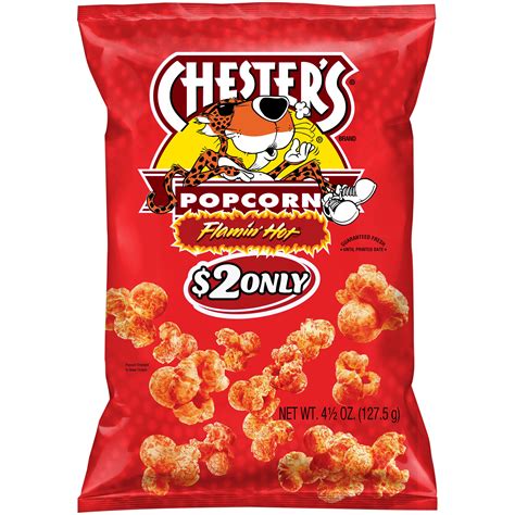 Amazon.com: Chester's Puffcorn Flamin' Hot Puffed Corn Snacks 4.5 oz