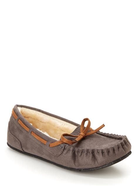 UNIONBAY Yum Women's Moccasin Slippers - Walmart.com