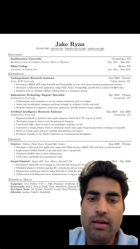 Jake Resume Template