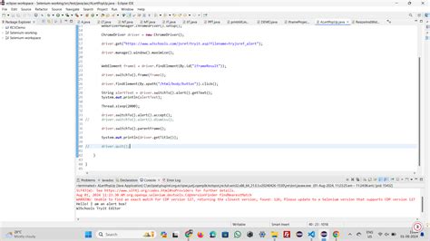 Selenium Training :- Handle Alert Popup in Selenium