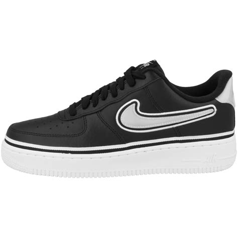 Buy Nike Men's Air Force 1 '07 An20 Basketball Shoe, Black Black White ...