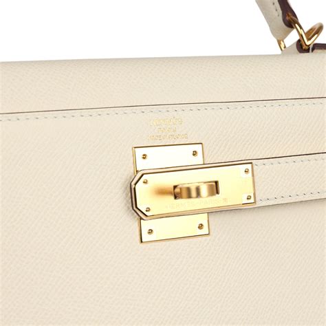 Hermes Kelly Sellier 28 Nata Epsom Gold Hardware