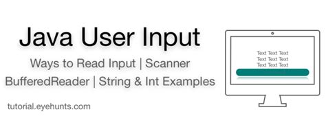Java User Input Scanner 的图像结果