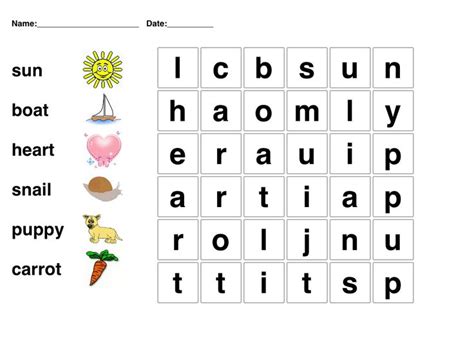 Kids word puzzle games - free printable | Kindergarten math games ...
