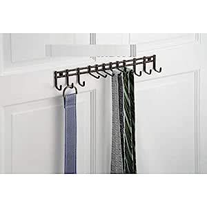 INDIAN DECOR 3676 Door Hooks /12 Hook Tie Hanger- Tie Organiser & Belt ...