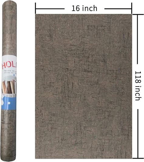 Buy HOLOMEY 16x118Brown Marble Contact Paper Peel and Stick Wallpaper ...