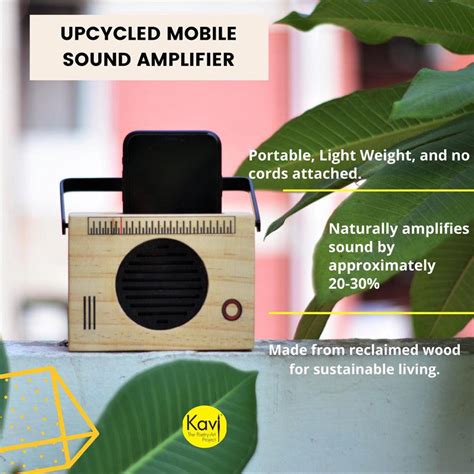 Upcycled Mobile Phone Sound Amplifier with Plantable Diwali Card – Kavi ...