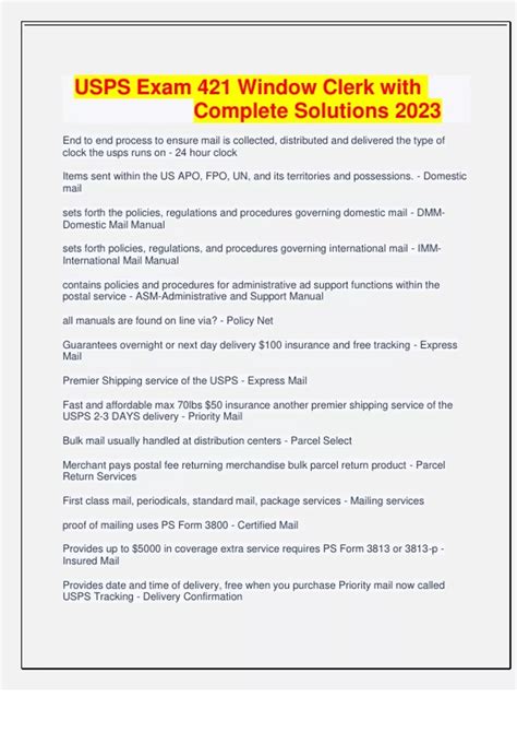 Image result for USPS Window Clerk Practice Test