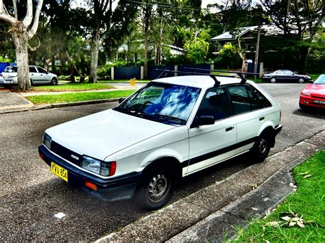 Aussie Old Parked Cars: 1985 Mazda BF 323 1.6 5-door Hatchback