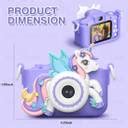 Wembley Unicorn Kids Digital Camera Mini Compact for Girls Boys 4 5 6 7 ...