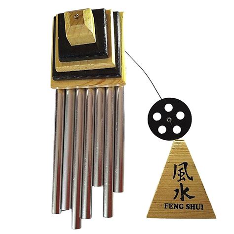 Ripe India® Feng Shui Vastu 7 Pipe Wind Chime for Balcony Window and ...