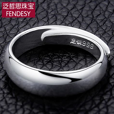 日韩银戒指女款 镶钻双层玫瑰金网线条简约开口指环 厂家一件代发-阿里巴巴
