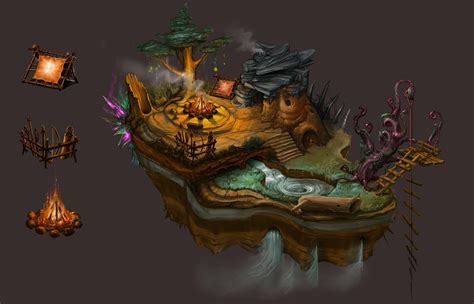 Floating Island Level Design 的图像结果