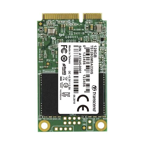 Amazon.in: Buy Transcend 128GB mSATA Internal SSD - mSATA SSD 230S ...