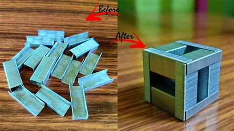 Image result for Stapler Pin Cube Tutorial