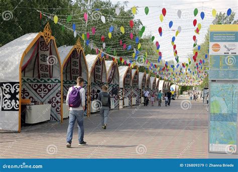 Traditional Kazakh Market Place in Astana Kazakhstan City Center Editorial Stock Image - Image ...
