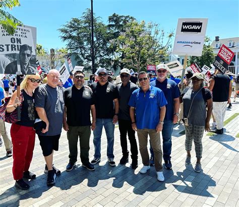 Teamsters Local 399 on Twitter: "ON THE #WGA AMAZON PICKET LINE TALKING ...